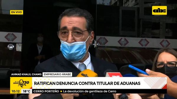 Importador ratifica denuncia contra director de Aduanas: “No hubo contrabando; esto fue un secuestro” - A La Gran 7-30 - ABC Color