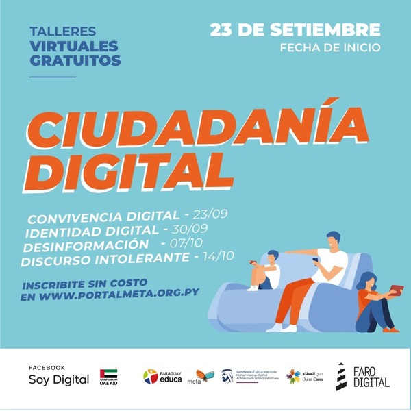 Ofrecen talleres virtuales gratuitos sobre ciudadanía digital - .::Agencia IP::.