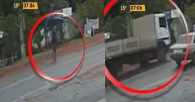 La Nación / Trabajadora de IPS murió arrollada: camión realizó un adelantamiento indebido