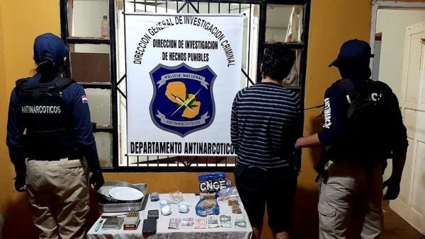 Detienen a dos durante allanamientos antidrogas