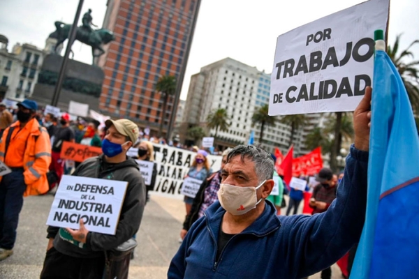 Uruguay: arrancó un paro general por empleo y mejores salarios - Megacadena — Últimas Noticias de Paraguay