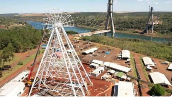 Rueda gigante será atractivo en lado brasileño del puente de la Integración