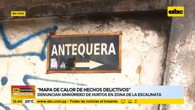Denuncian sinnúmero de hurtos en zona de la Escalinata - ABC Noticias - ABC Color