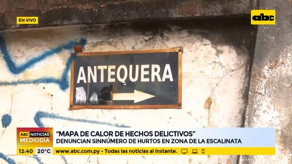 Denuncian sinnúmero de hurtos en zona de la Escalinata - ABC Noticias - ABC Color