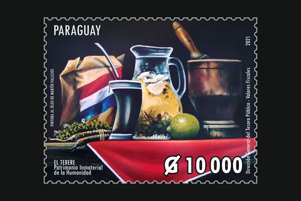 Lanzan estampillas del tereré como patrimonio inmaterial de la humanidad - Nacionales - ABC Color