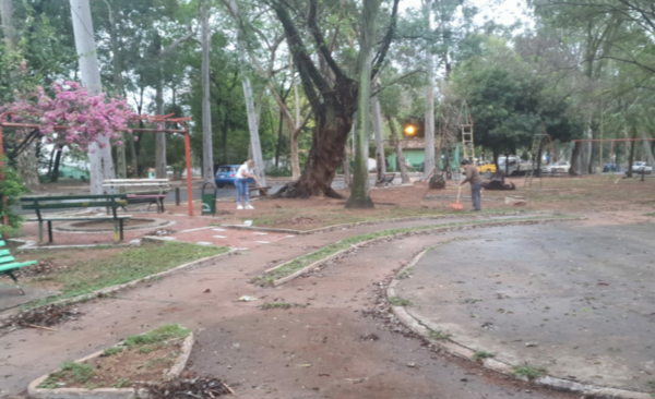 Diario HOY | Iluminarán el Parque Caballero, que contará con seguridad policial