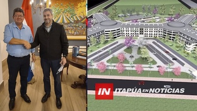 GRAN HOSPITAL DEL SUR: CESAR ROJAS AGRADECIÓ AL PRESIDENTE MARIO ABDO LA ADJUDICACIÓN DE LA OBRA.