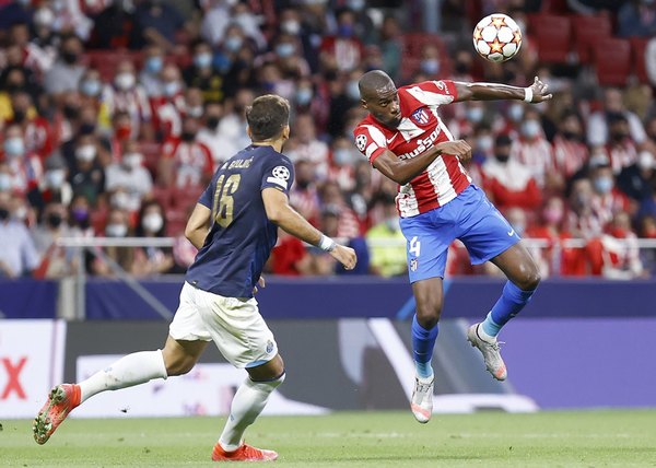 Atlético de Madrid empata con el Porto en la Champions