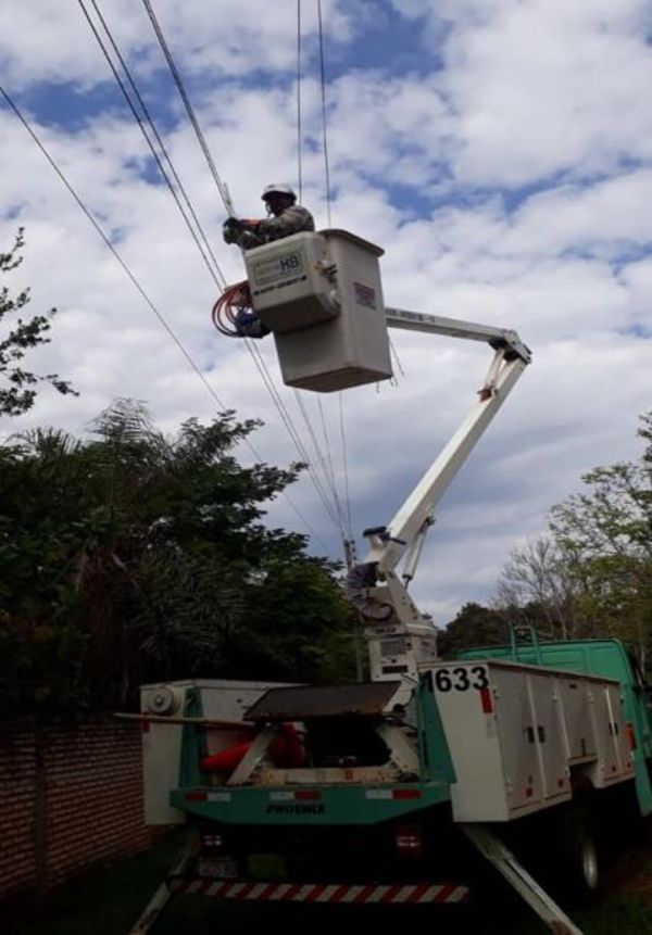 Las 16 zonas donde mañana jueves habrá cortes programados de la ANDE - Nacionales - ABC Color