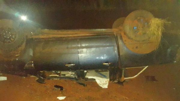 Yguazú: Vuelco de vehículo deja un fallecido