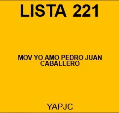 Conociendo las candidaturas para la Junta Municipal
