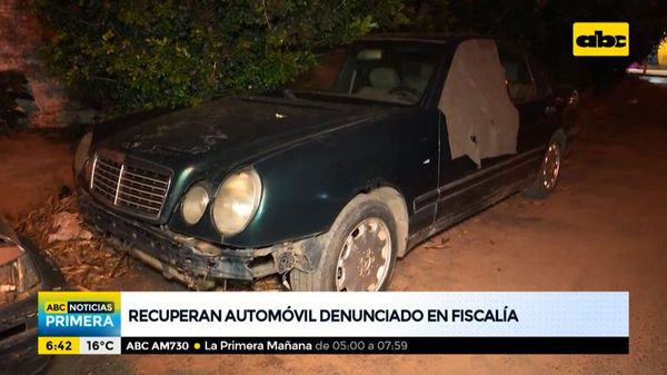 Recuperan automóvil denunciado como robado - ABC Noticias - ABC Color