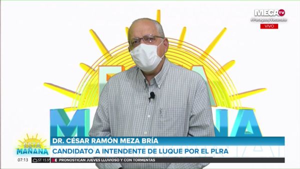 Bría afirma que priorizará la infraestructura vial y la seguridad, si gana la Intendencia de Luque - Megacadena — Últimas Noticias de Paraguay