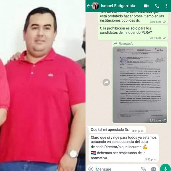 Supervisor aún no tomó intervención en proselitismo en escuela de Pedro Juan Caballero