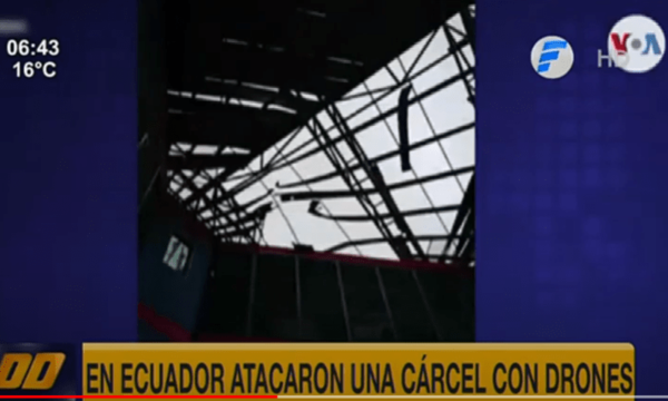 Cárcel de Ecuador fue atacada con drones | Telefuturo