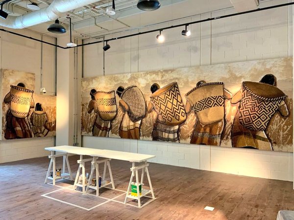 Mural de artista paraguayo, listo para lucir en Expo Universal de Dubái - Megacadena — Últimas Noticias de Paraguay
