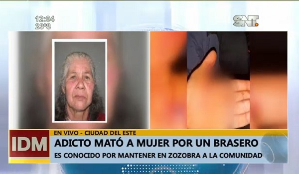 Joven asesinó a anciana tras disputa por brasero, reportan