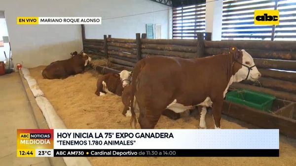 Dos años después, ¡vuelve la Expo Ganadera! - ABC Noticias - ABC Color