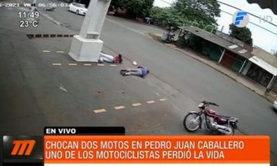 Terrible choque entre motociclistas deja un fallecido | Telefuturo