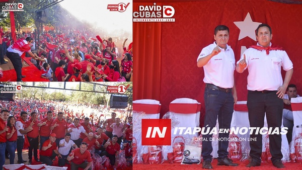 LO QUE FUE LA GRAN FIESTA POR EL ANIVERSARIO NÚMERO 134 DEL PARTIDO COLORADO EN CARLOS A. LÓPEZ