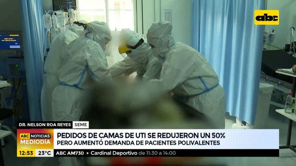 No aumentan pedidos de UTI para casos de covid, pero sí de polivalentes - Nacionales - ABC Color