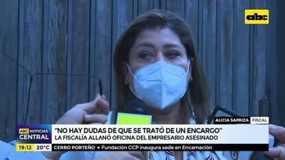La fiscalía allanó oficina del empresario asesinado - ABC Noticias - ABC Color