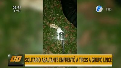 Supuesto delincuente falleció tras enfrentamiento con el Grupo Lince