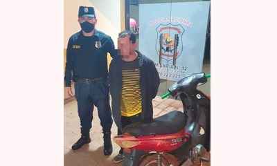 Aprehenden a un hombre y recuperan una motocicleta denunciada como robada – Prensa 5