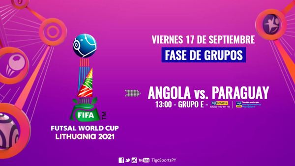 Paraguay busca su primer festejo en el Mundial de futsal FIFA