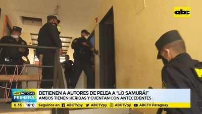 Detienen a autores de pelea a lo “Samurái” - ABC Noticias - ABC Color