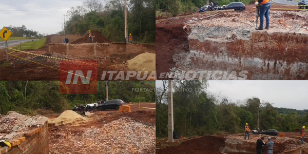 CAP. MIRANDA: EL PORTAL DESTRUIDO POR TEMPORAL SERÁ RECONSTRUIDO POR LA EMPRESA CONSTRUCTORA