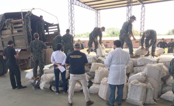 Diario HOY | Incineran 36 toneladas de marihuana en Concepción
