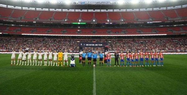 Paraguay cayó 9-0 en amistoso de fútbol femenino ante Estados Unidos