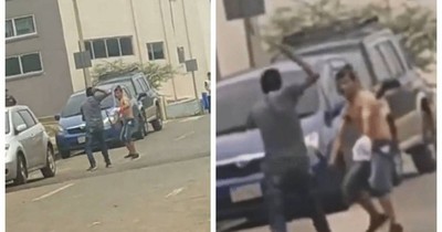 La Nación / Detienen a involucrados en viral pelea “samurái” en barrio San Francisco