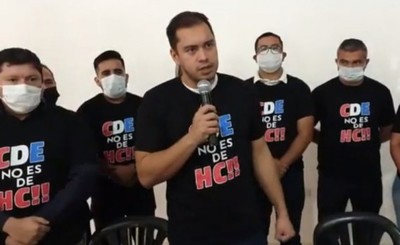 Prieto denuncia persecución y convoca a marcha “CDE NO ES DE HC”
