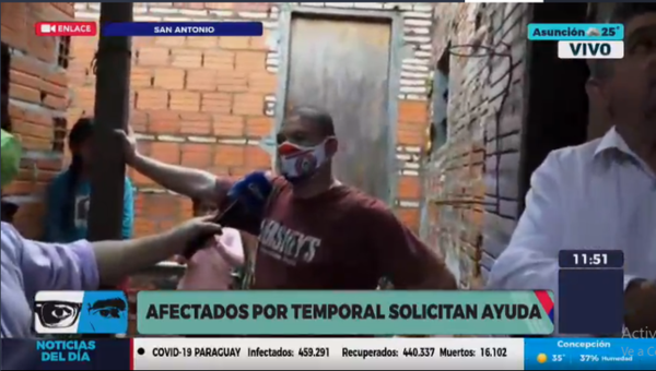 Diario HOY | Afectados por el temporal reclaman asistencia