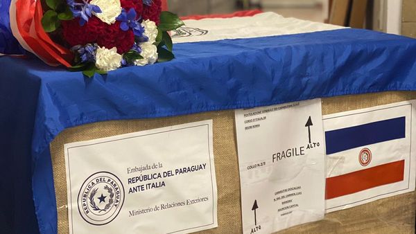 Restos de Chiquitunga ya partieron rumbo a Paraguay