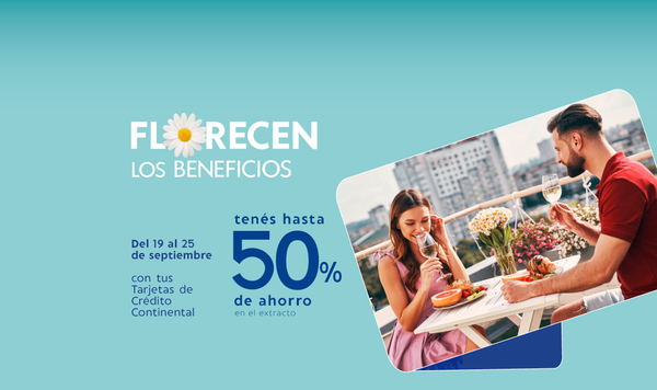 En primavera florecen los beneficios en Banco Continental - Megacadena — Últimas Noticias de Paraguay