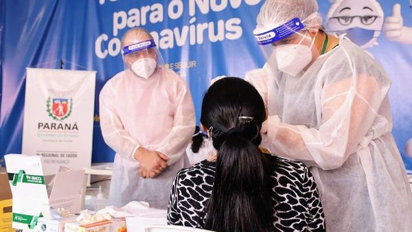 Brasil realiza 300 tests de Covid-19 cerca del Puente de la Amistad