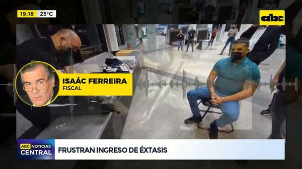 Frustran ingreso de éxtasis - ABC Noticias - ABC Color