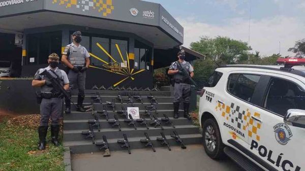 Arsenal: Paraguayo detenido en São Paulo con 23 rifles y 10 pistolas