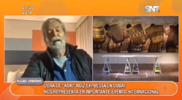 Koki Ruiz cuenta su experiencia en la creación del mural en Dubái