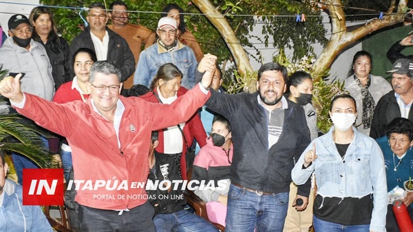 NEHEMIAS CUEVAS CON ARRASANTE RECORRIDO POR LOS BARRIOS DE ENCARNACIÓN.