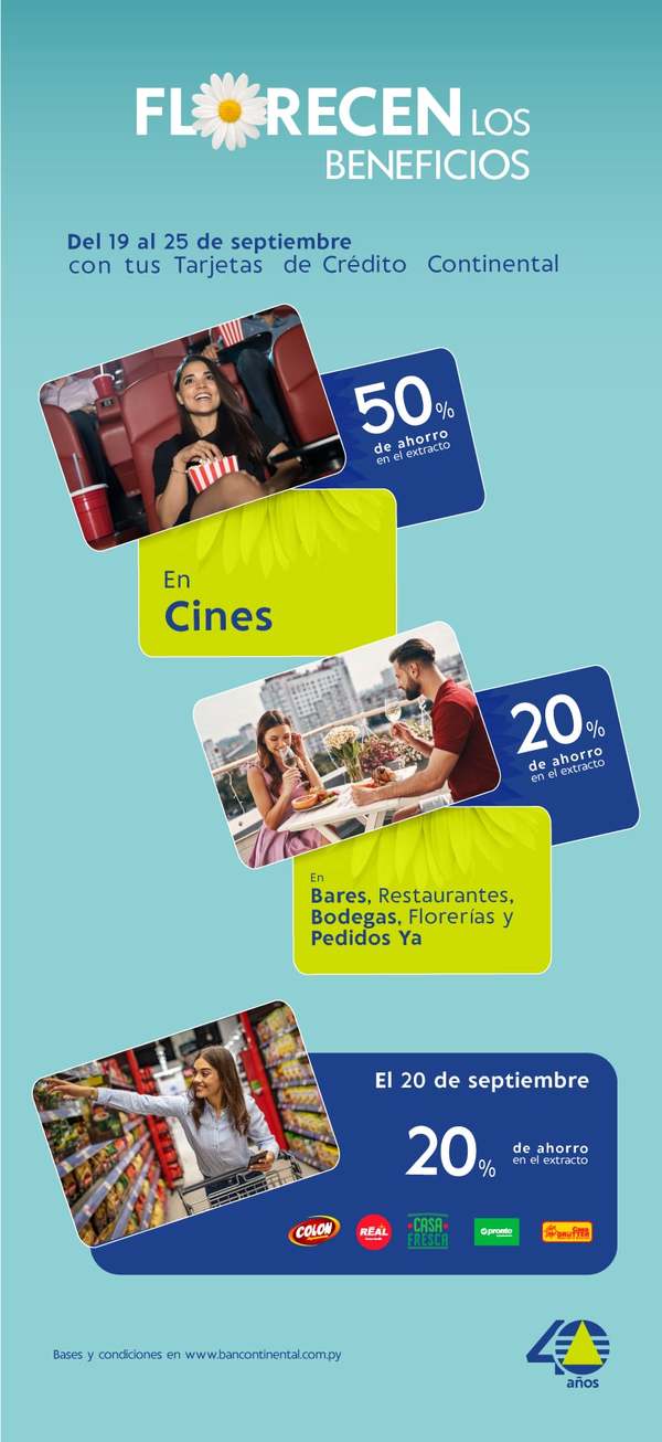 En primavera florecen los beneficios en Banco Continental | Ñanduti