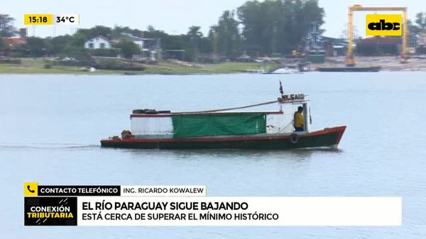El río Paraguay, cerca de superar el mínimo histórico - ABC Noticias - ABC Color