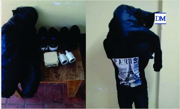 Santiago: aprehendieron a joven por supuesto hurto de cámaras de seguridad