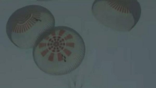 Exitoso regreso a Tierra de primera tripulación espacial civil