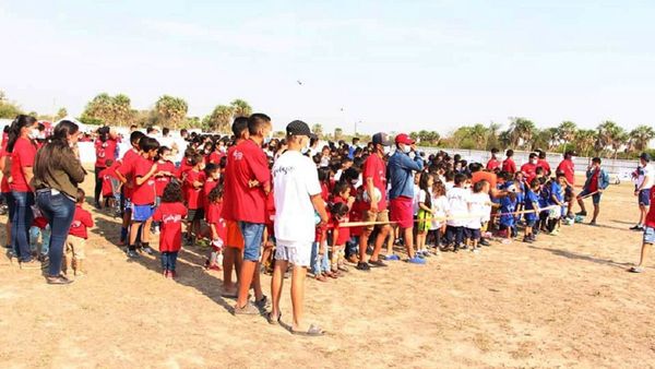 La fiesta deportiva Golazo cautivó a niños en el Chaco