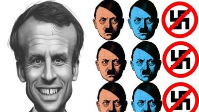 Condenan a hombre por comparar al presidente de Francia con Hitler