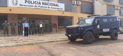 Entregan segundo vehículo blindado en Concepción  - Nacionales - ABC Color